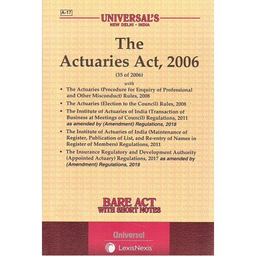 Universal's The Actuaries Act, 2006 Bare Act
